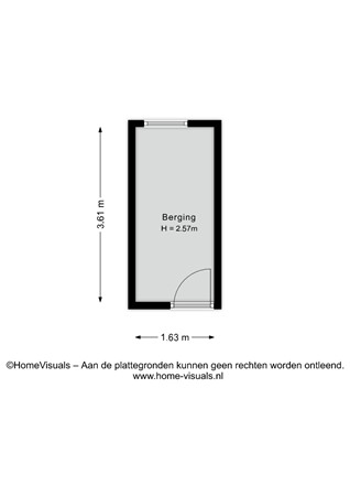Floorplan - Vredenluststraat 45, 7906 BM Hoogeveen